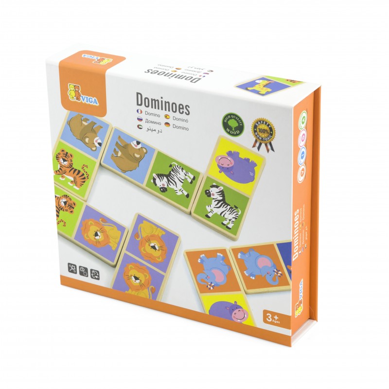 Domino cu imagini Animale salbatice, Viga